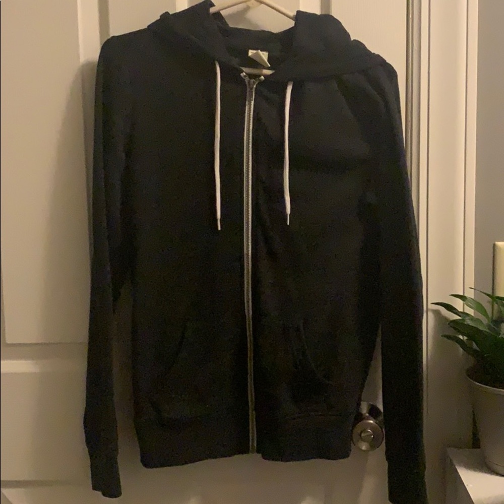 Gray Zine zipper jacket